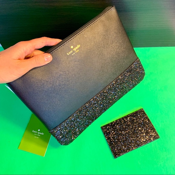 ✨Kate Spade Set in Black Glitter ✨ - Picture 4 of 7